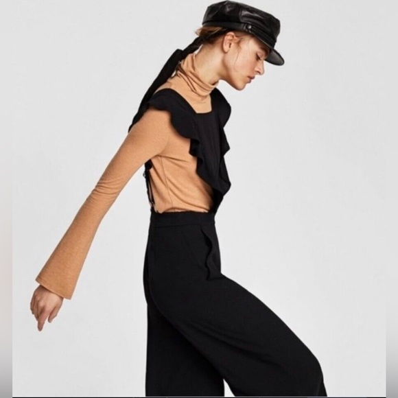 Zara black jumpsuit - Picture 1 of 7